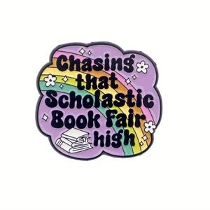 Scholastic Book Fair Enamel Pin
